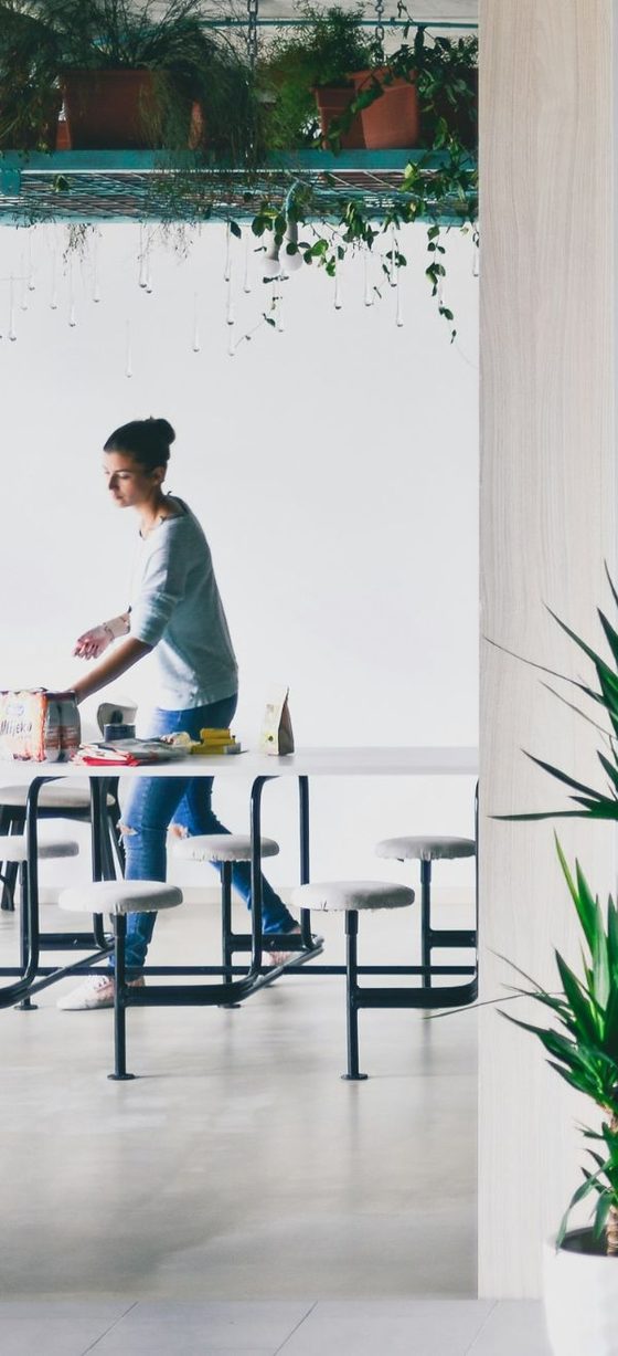A calm, considered workspace